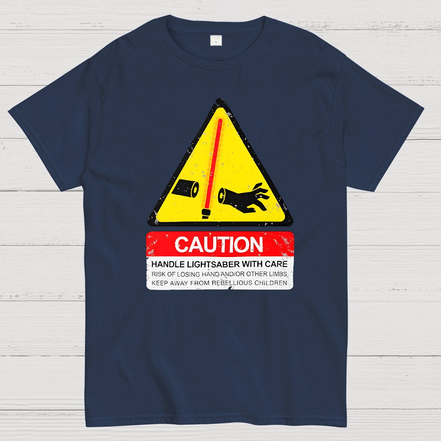 CAUTION Handle With Care Essential Geek T-Shirt