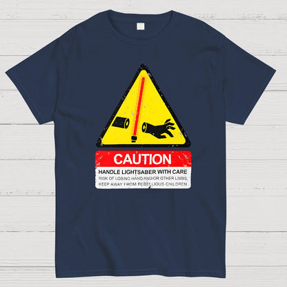 CAUTION Handle With Care Essential Geek T-Shirt