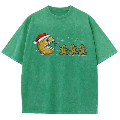 Christmas Cookie Vintage Distressed T-shirt