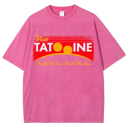 Double The Sun  Double The Fun Vintage Distressed T-shirt