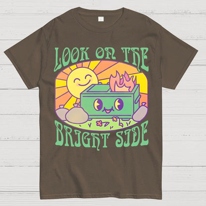 Optimistic Dumpster Fire Geek T-Shirt