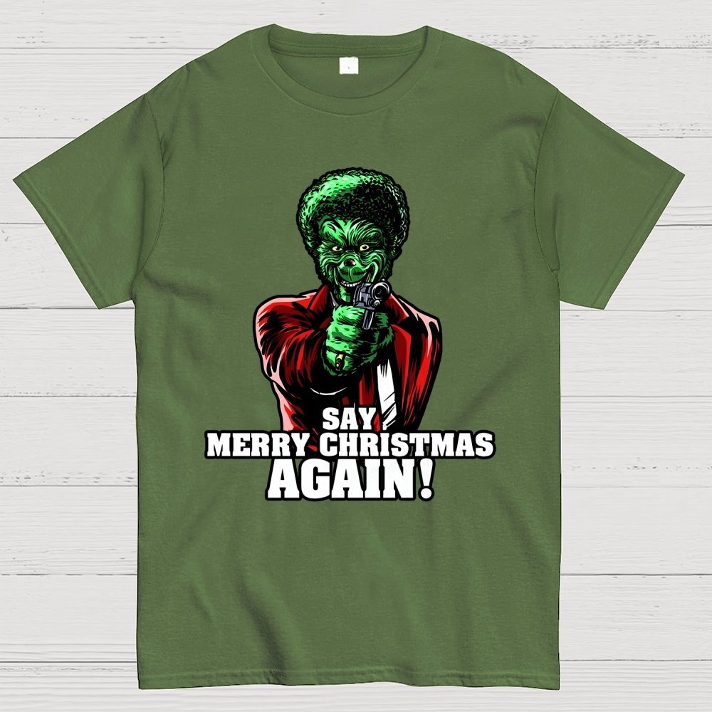 Say it Again Christmas Geek T-Shirt