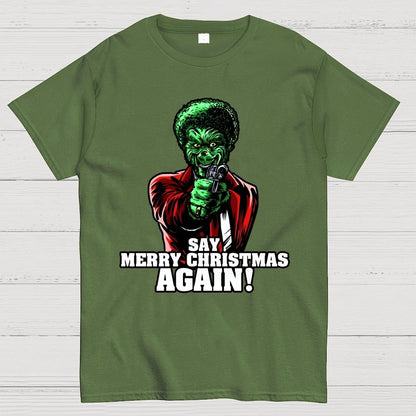 Say it Again Christmas Geek T-Shirt