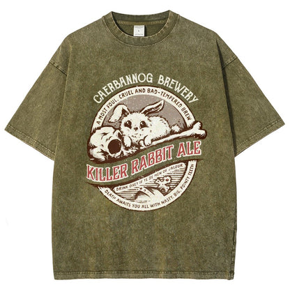Killer Rabbit Ale Vintage Distressed T-shirt