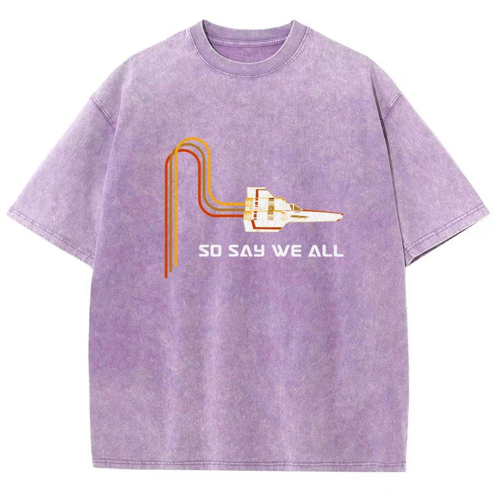 So Say We All Vintage Distressed T-shirt