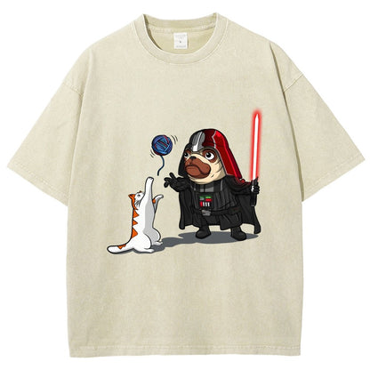 Tales From The Paw Side Vintage Distressed T-shirt