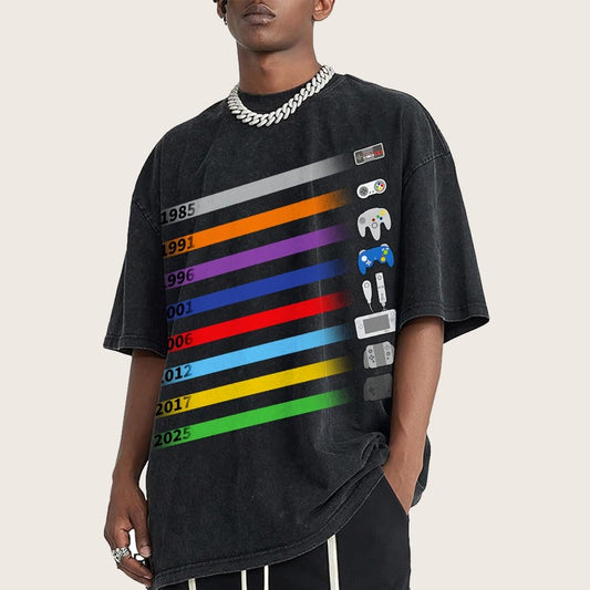 ConsoleEvolution Vintage Distressed T-shirt