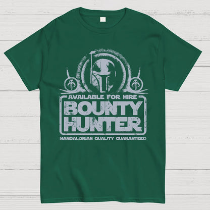 Available For Hire Bounty Hunter Geek T-Shirt
