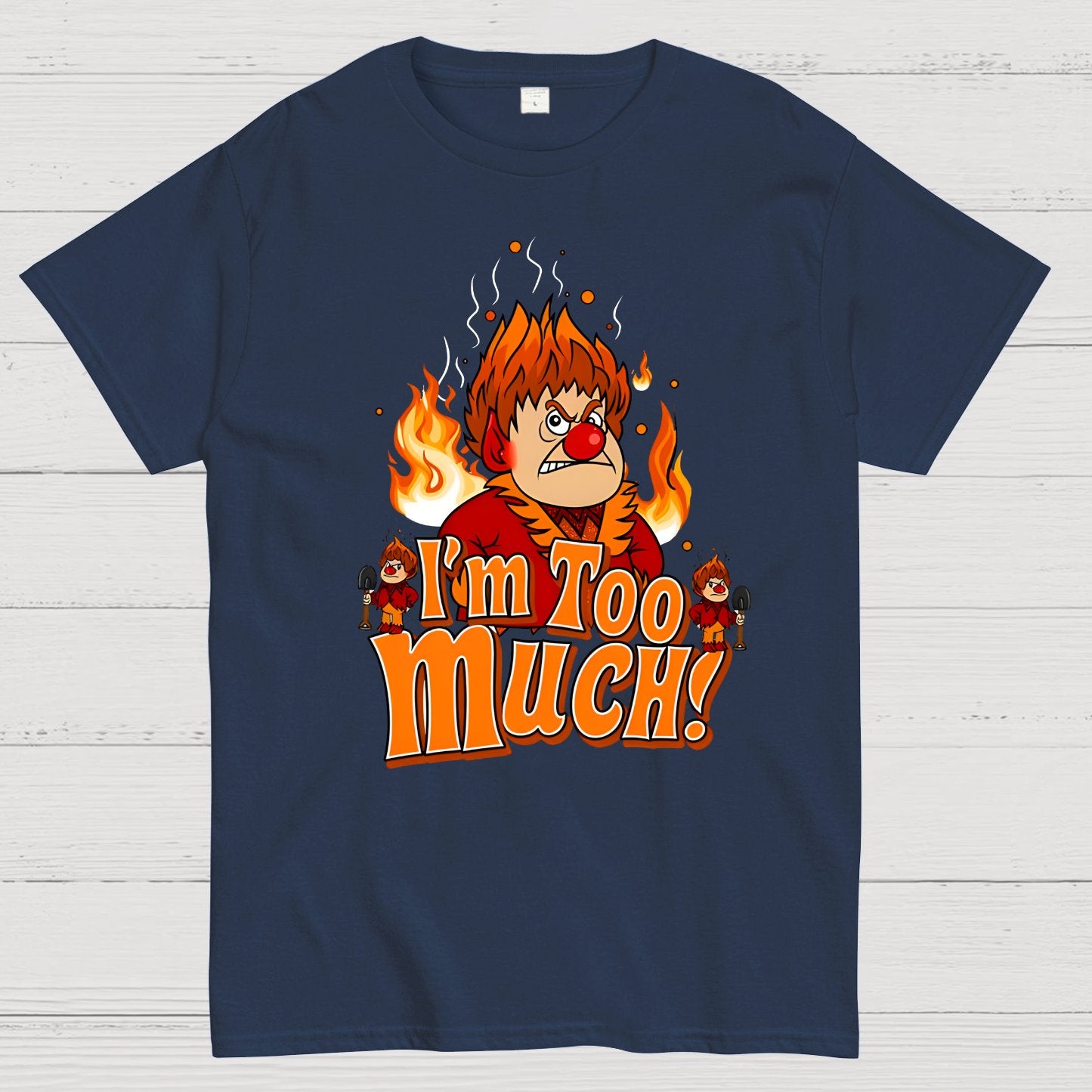 Mysterious Brothers' Christmas Matching  I'm Too Much Geek T-Shirt