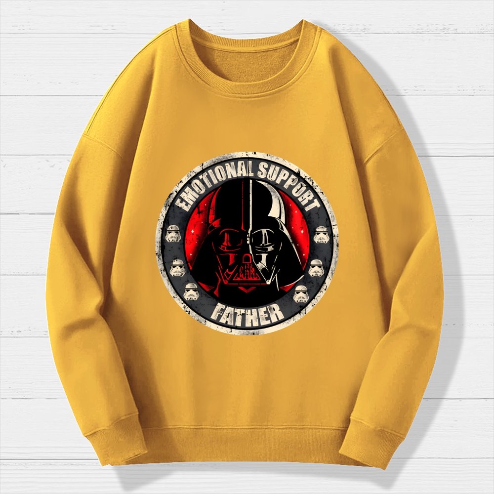 Emotional Support Father Geek Cotton Sweatshirt