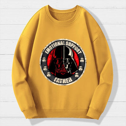 Emotional Support Father Geek Cotton Sweatshirt