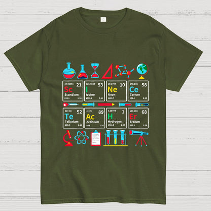 Science Teacher Vintage Geeky T-Shirt