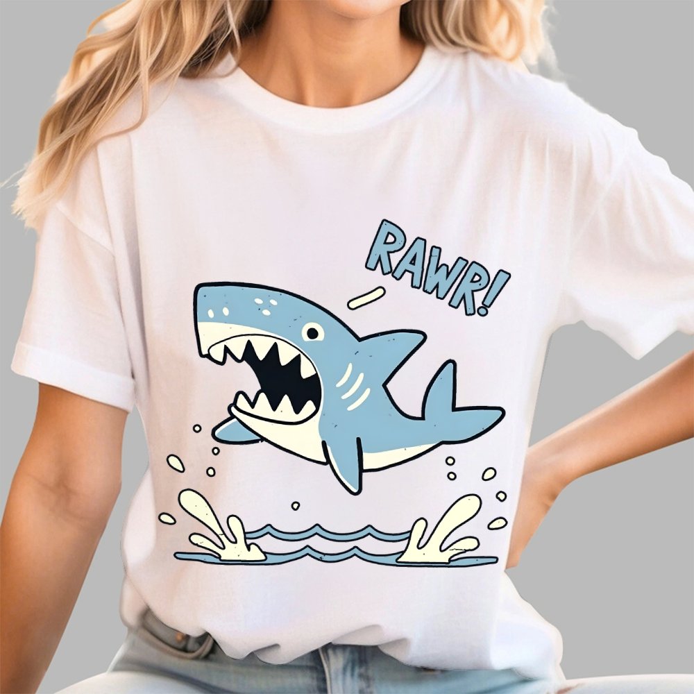 Shark Rawr! Unisex Geek T-Shirt