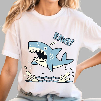 Shark Rawr! Unisex Geek T-Shirt