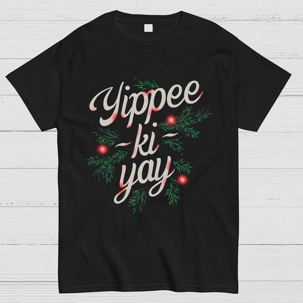 Yippee-Ki-Yay Mother   F***er！Front And Back Printing Geek T-Shirt