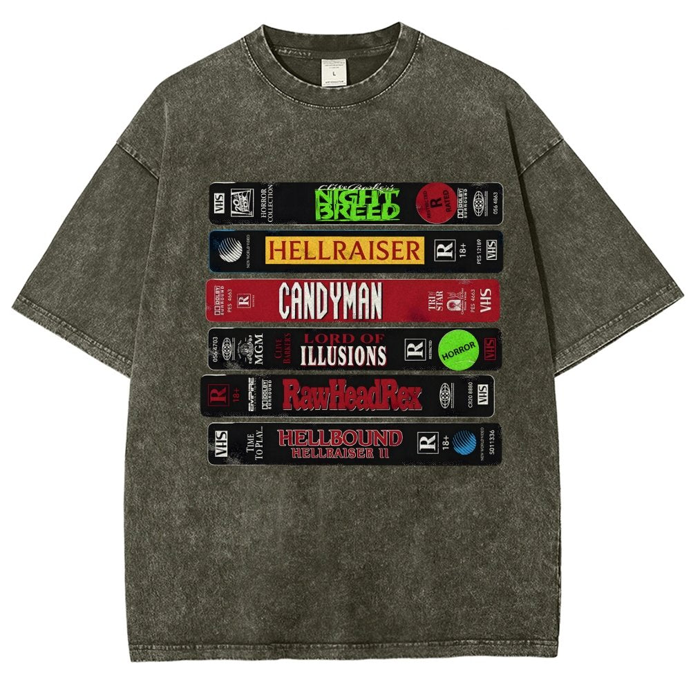 VHS Barker Vintage Distressed T-shirt