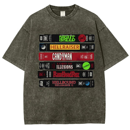 VHS Barker Vintage Distressed T-shirt