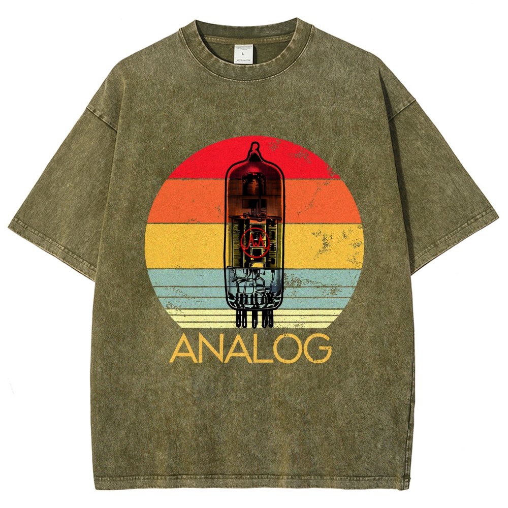 Vacuum Tube Analog Vintage Distressed T-shirt