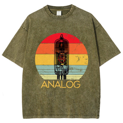 Vacuum Tube Analog Vintage Distressed T-shirt