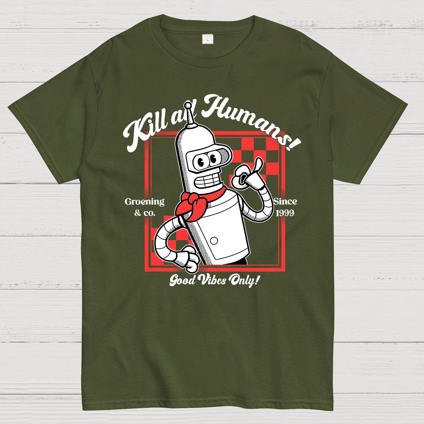 Kill All Humans Geek T-Shirt