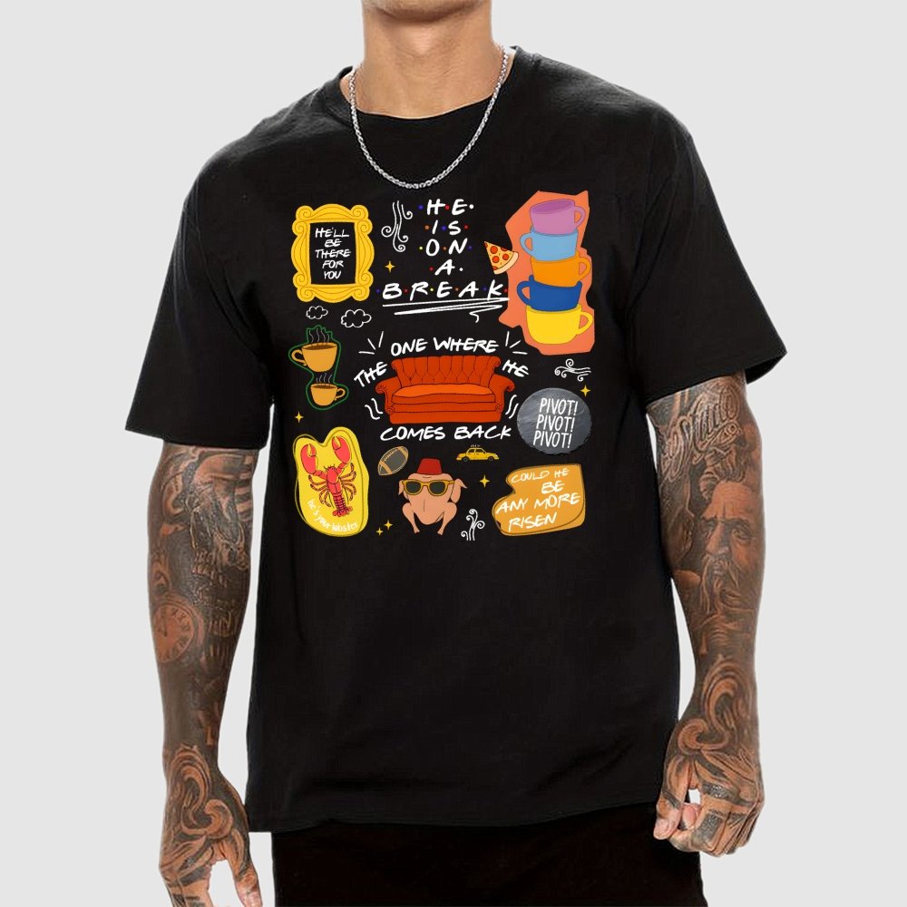 The one where he comes back Funny Easter Geek T-Shirt