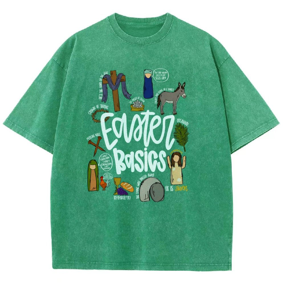 Easter Basics Vintage Distressed T-shirt
