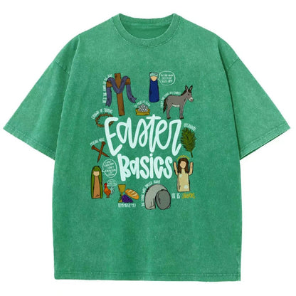 Easter Basics Vintage Distressed T-shirt