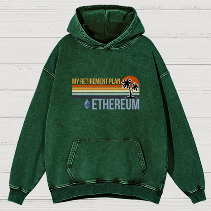 ETH Retirement Plan Vintage Distressed Hoodie