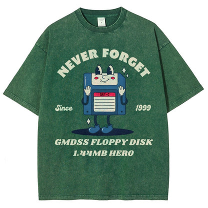 GMDSS floppy disk hero Vintage Distressed T-shirt