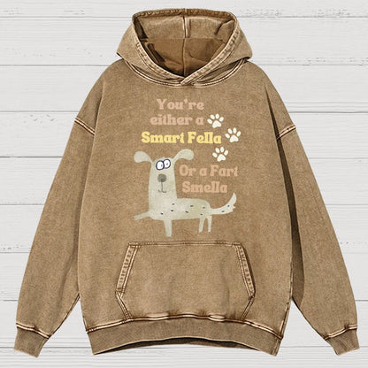 Funny Dog Puns Vintage Distressed Hoodie