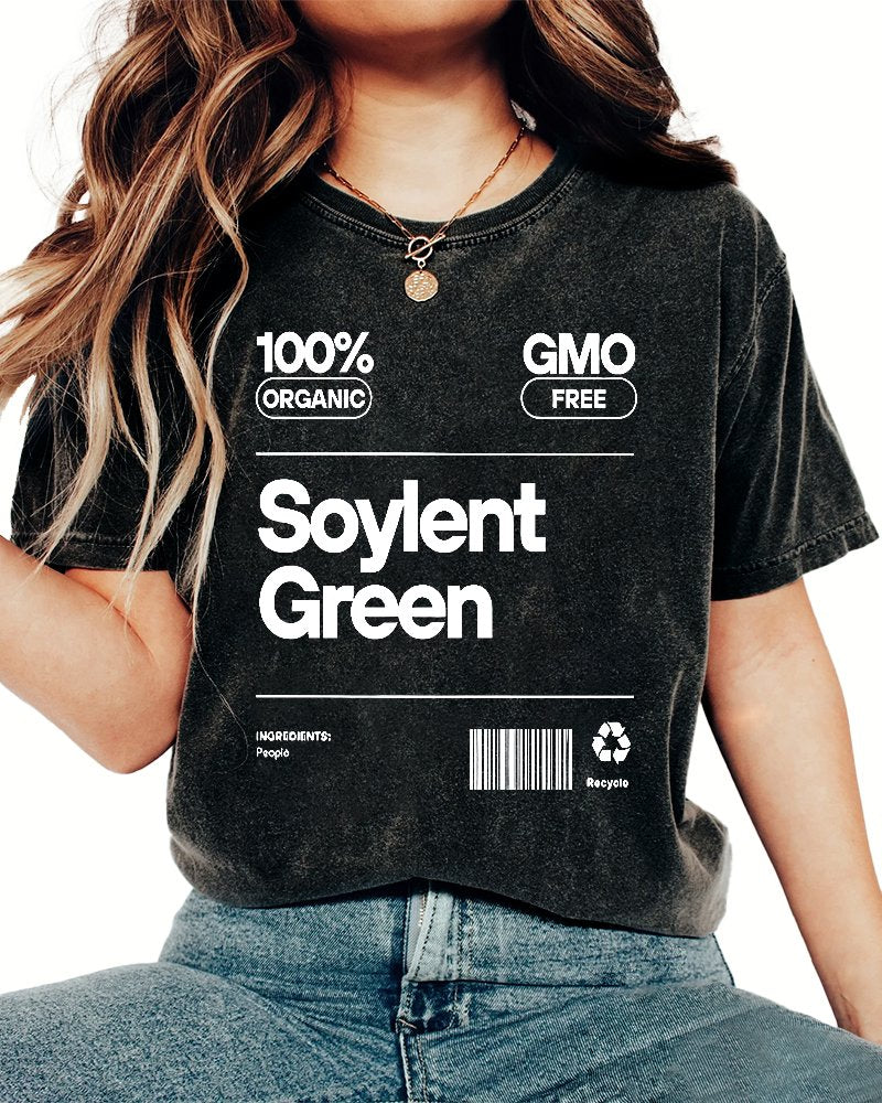 Soylent Green Tag Nerd Vintage Distressed T-shirt