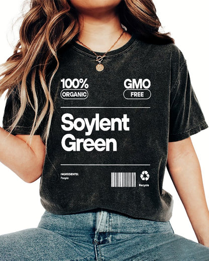 Soylent Green Tag Nerd Vintage Distressed T-shirt