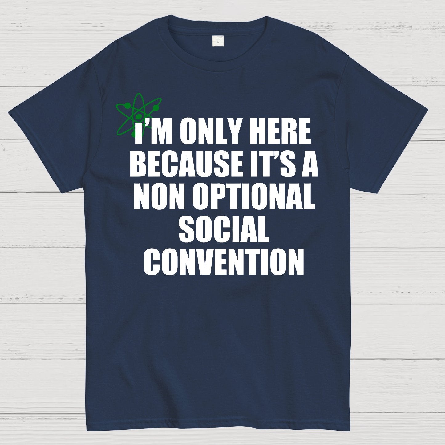 Non Optional Social Convention Geek T-Shirt
