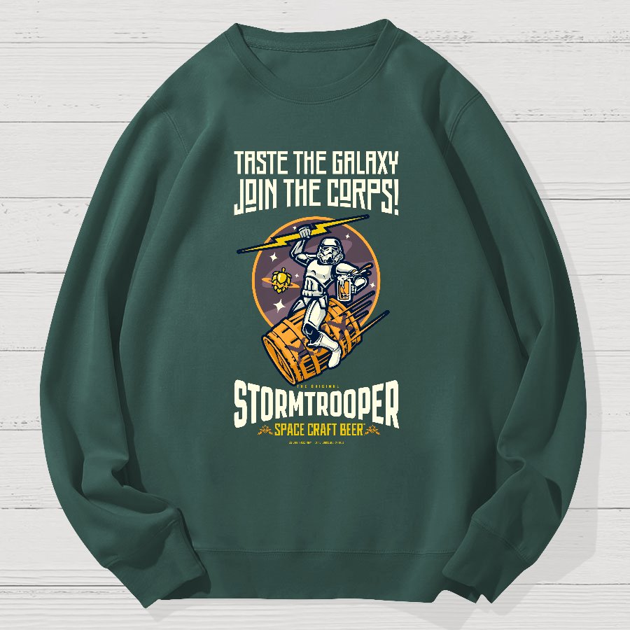 Taste The Galaxy Geek Cotton Sweatshirt