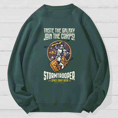 Taste The Galaxy Geek Cotton Sweatshirt