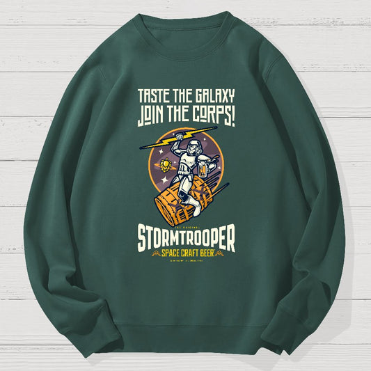 Taste The Galaxy Geek Cotton Sweatshirt