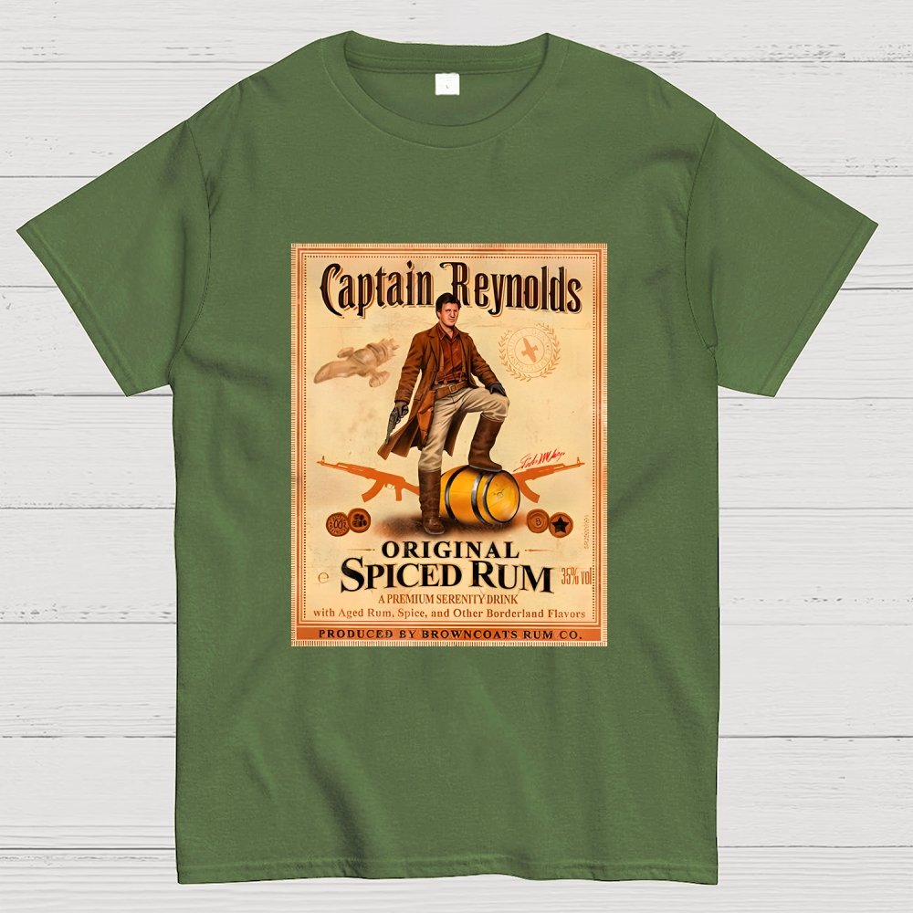 Captain Rogers Spiced Rum Geek T-Shirt