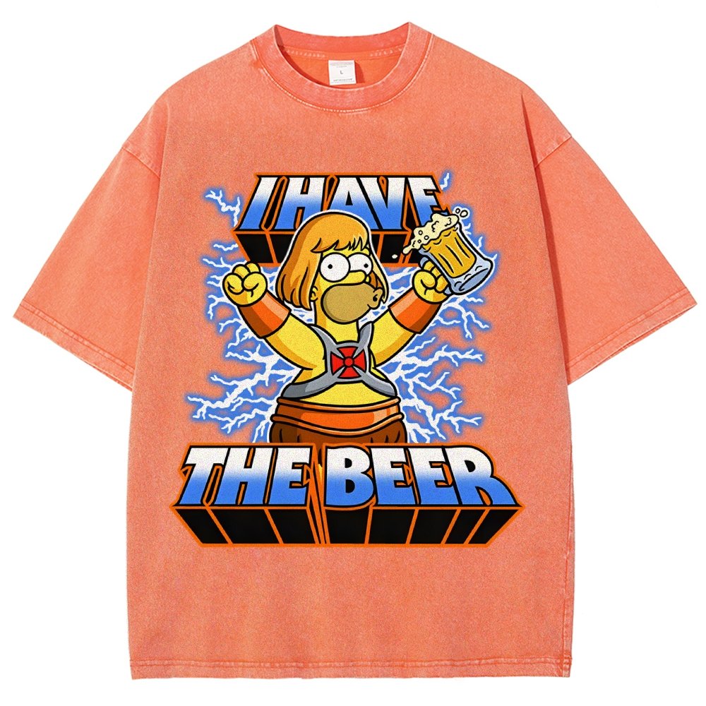 He-Beer Vintage Distressed T-shirt