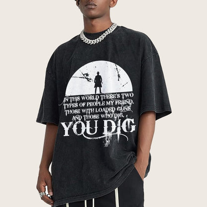 In This World There's Two Kinds Of People Vintage Distressed T-shirt