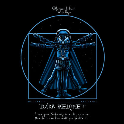 Vitruvian Helmet Geek T-Shirt