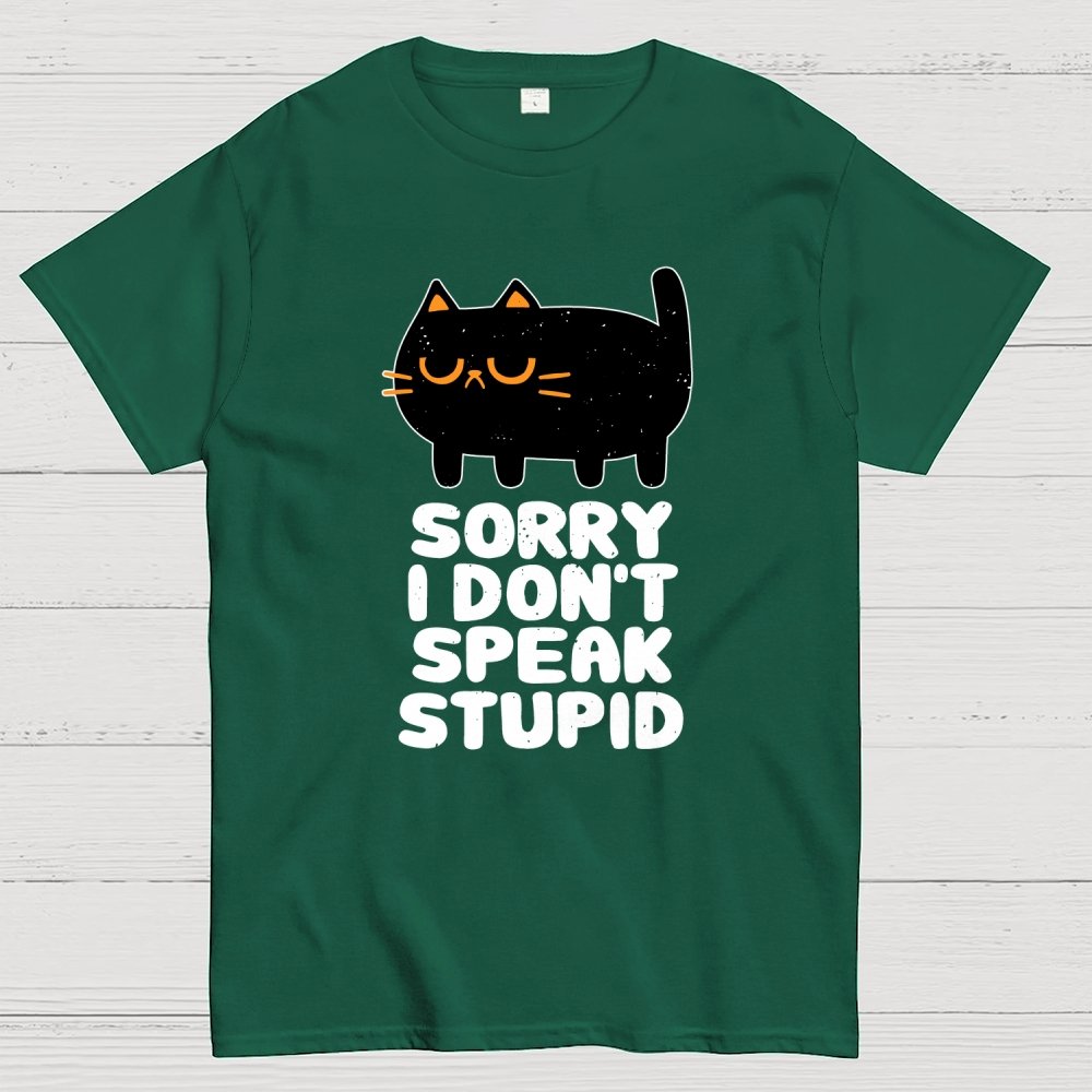 I Don't Speak Stupid Geek T-Shirt