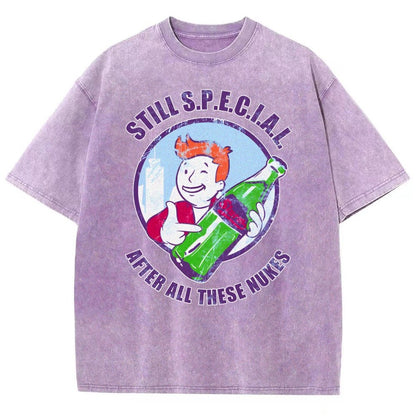 Still Super Special after all these nukes Vintage Distressed T-shirt