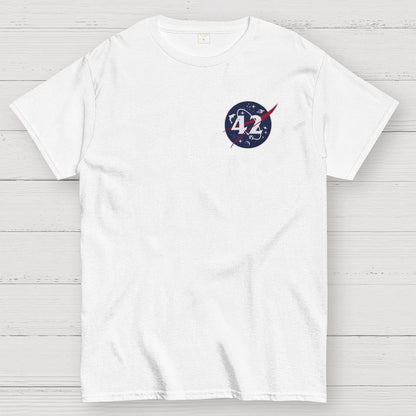42 Life Universe and Everything Front And Back Printing Geek T-Shirt