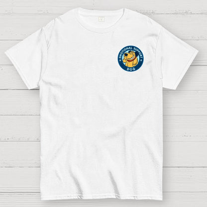 Dog Support Or Not? Front And Back Printing Geek T-Shirt