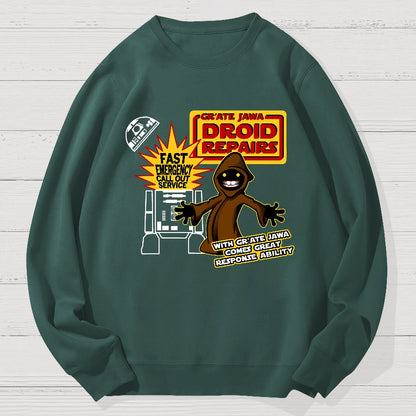 Robot Maintenance Geek Cotton Sweatshirt