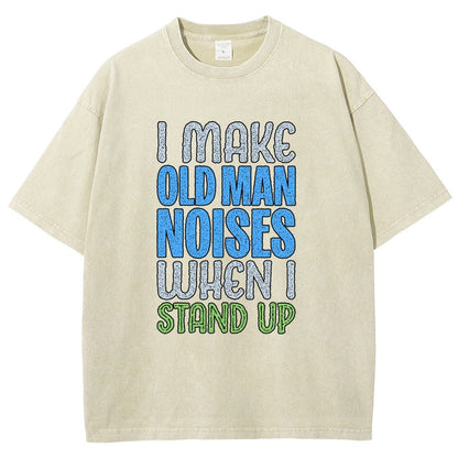 Old Man Noises Vintage Distressed T-shirt