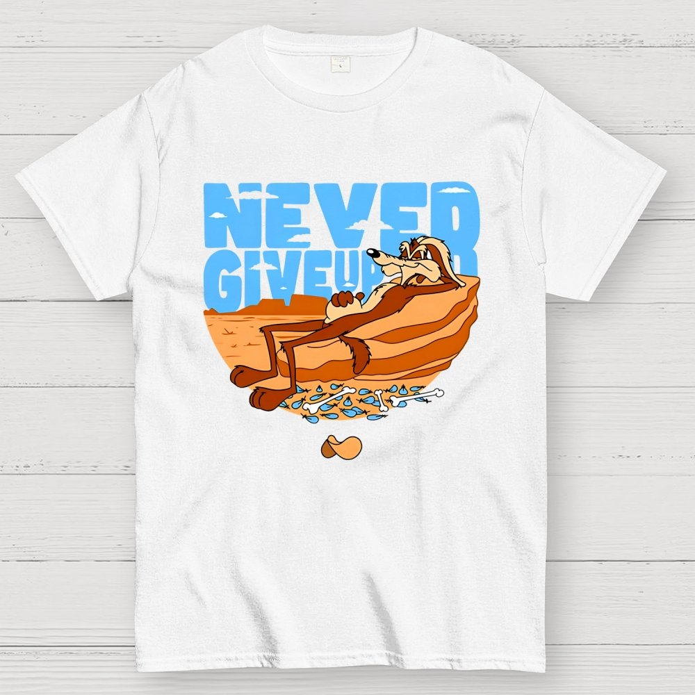 Never Give Up Geek T-Shirt