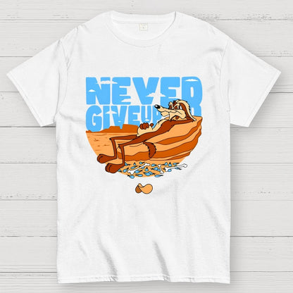 Never Give Up Geek T-Shirt