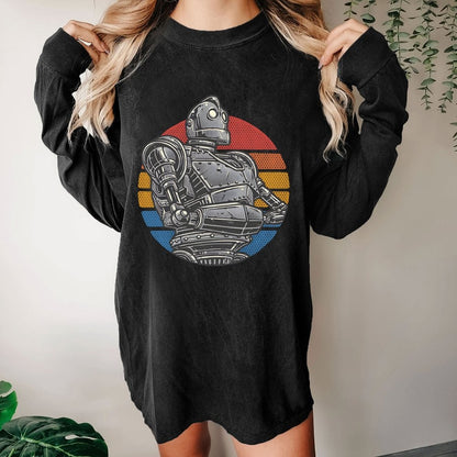 Retro Giant Washed Long Sleeve Tee