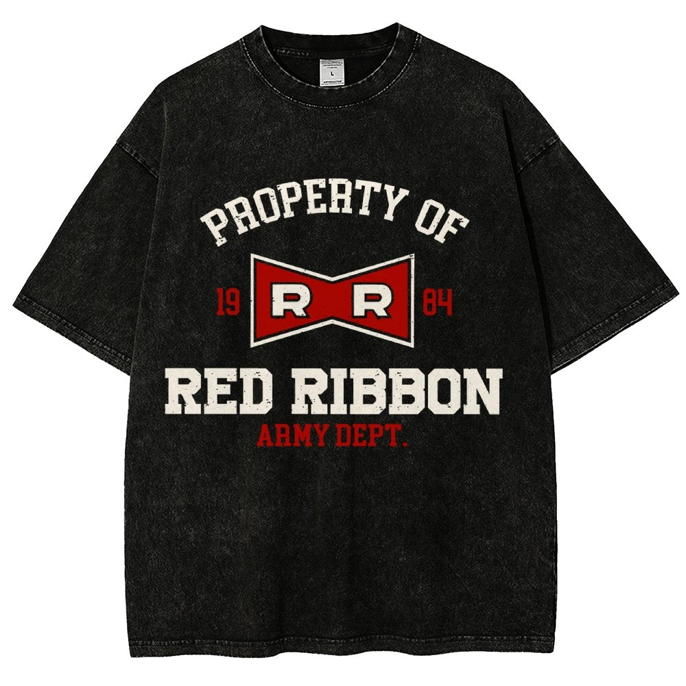 Property of red ribbon Vintage Distressed T-shirt